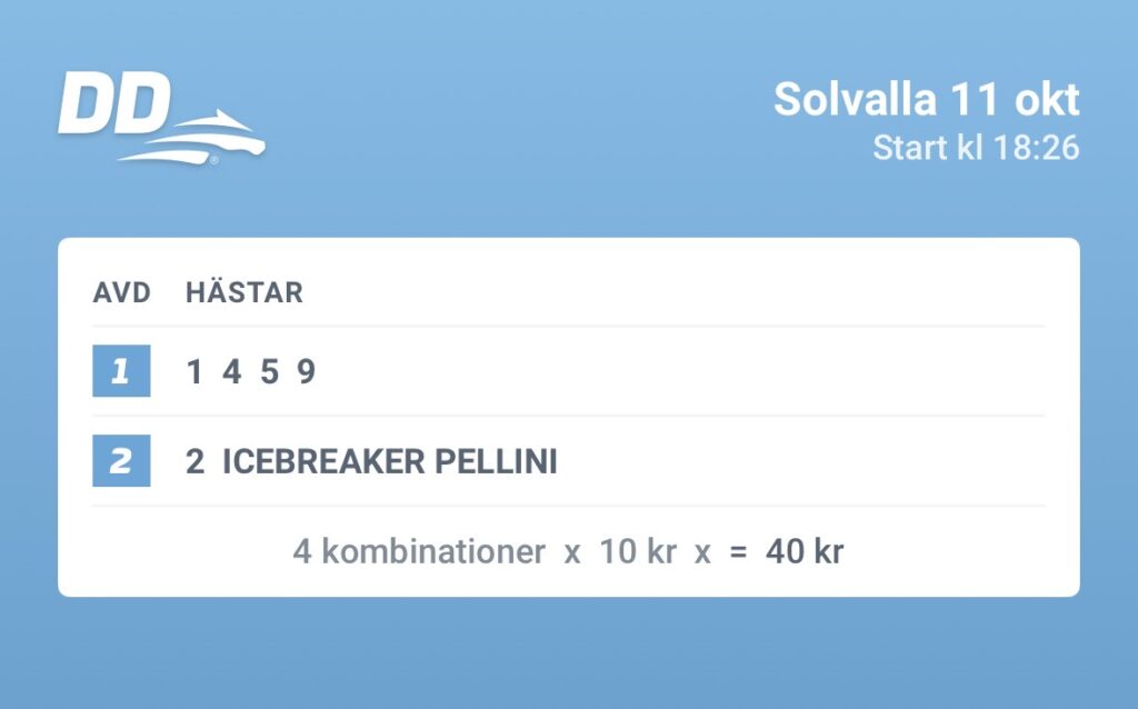 Dagens Dubbel lördag med Bosse Eklöf