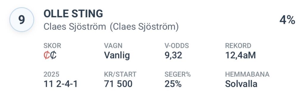 Axevalla-Jimmys bästa drag till V85 Eskilstuna 15/11