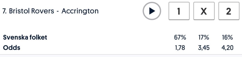 Stryktipset Accrington