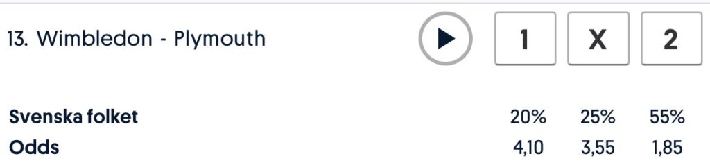 Wimbledon stryktipset 